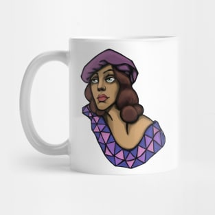 Bisexual pride deco portrait Mug